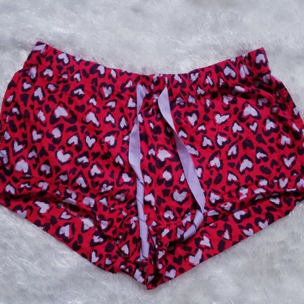 Victoria Secret Hearts Lounge Pajama Shorts